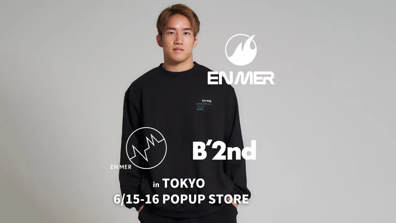 朝倉海のアパレルブランド「EN MER」、渋谷ポップアップストアを