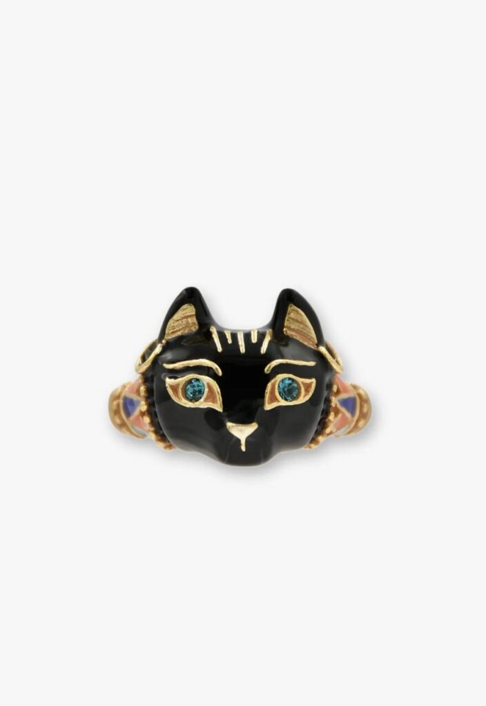 ANNASUIの黒猫のリング