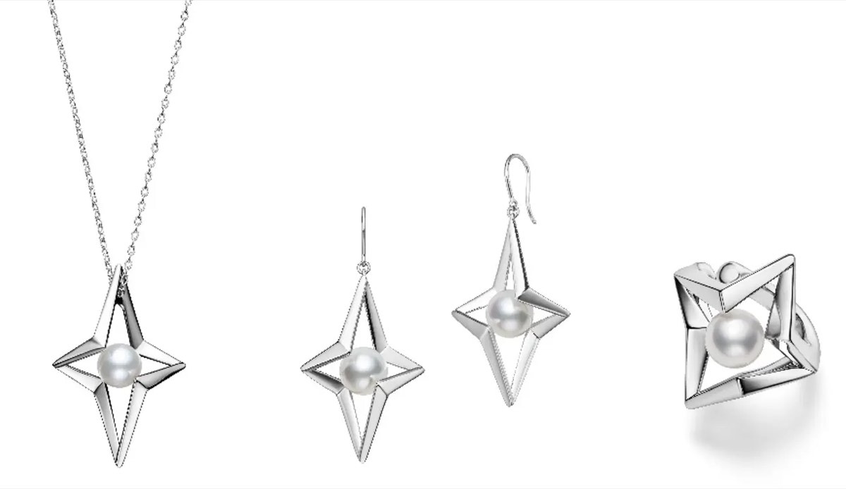 MIKIMOTO「Shine」シリーズのペンダント、ピアス、イヤーカフ